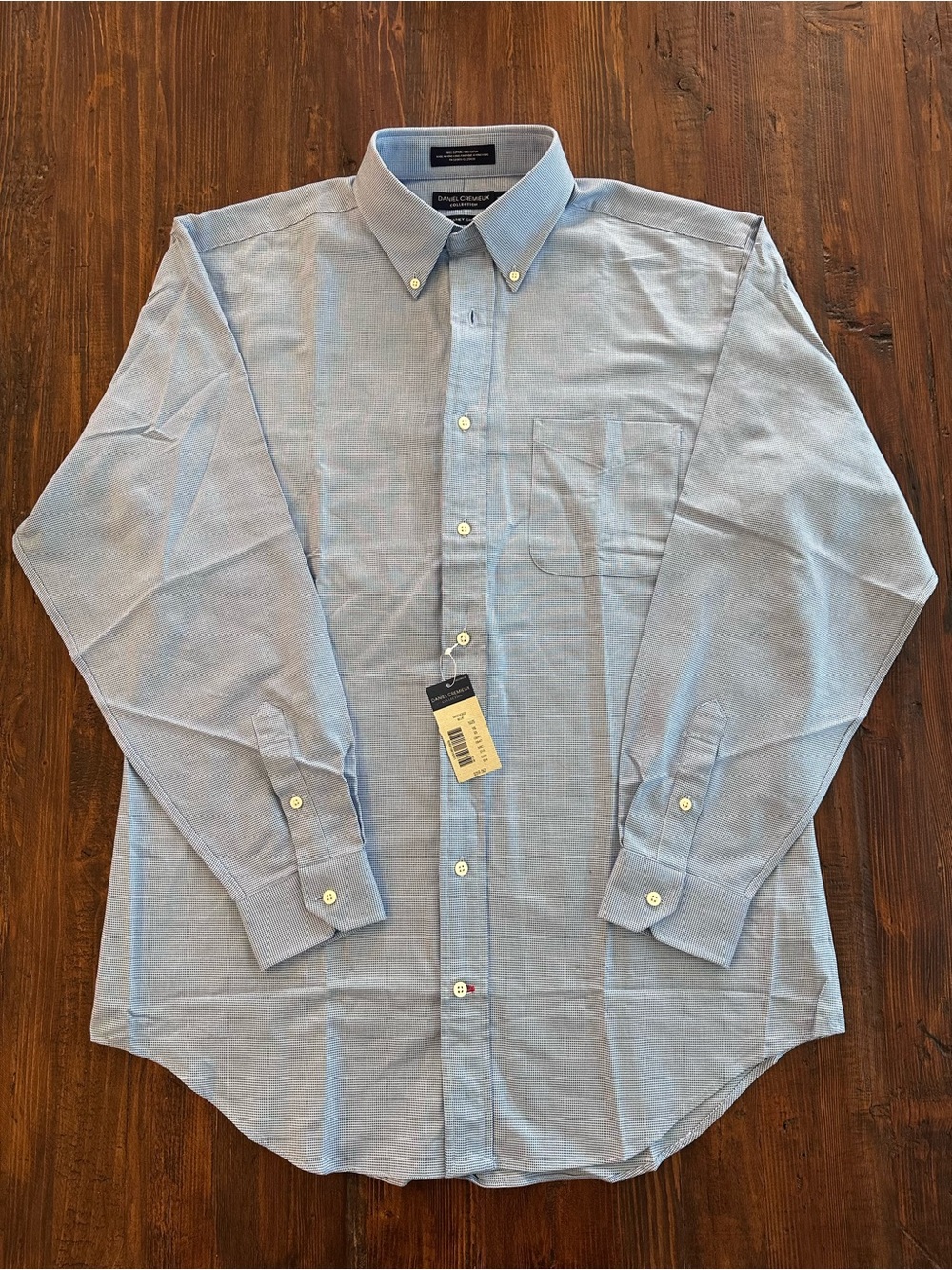 Daniel Cremieux Collection Light Blue Button-Down Staney Shirt Men’s 16/35